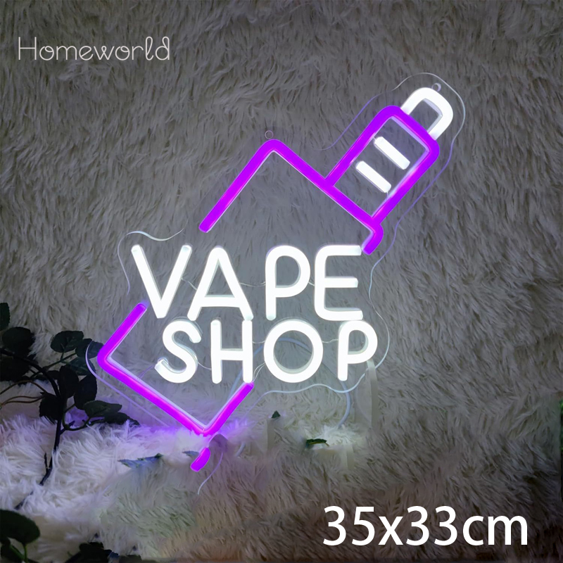 VAPE Shop Neon Sign for Smoke  - Vaping Store avaliação e preço