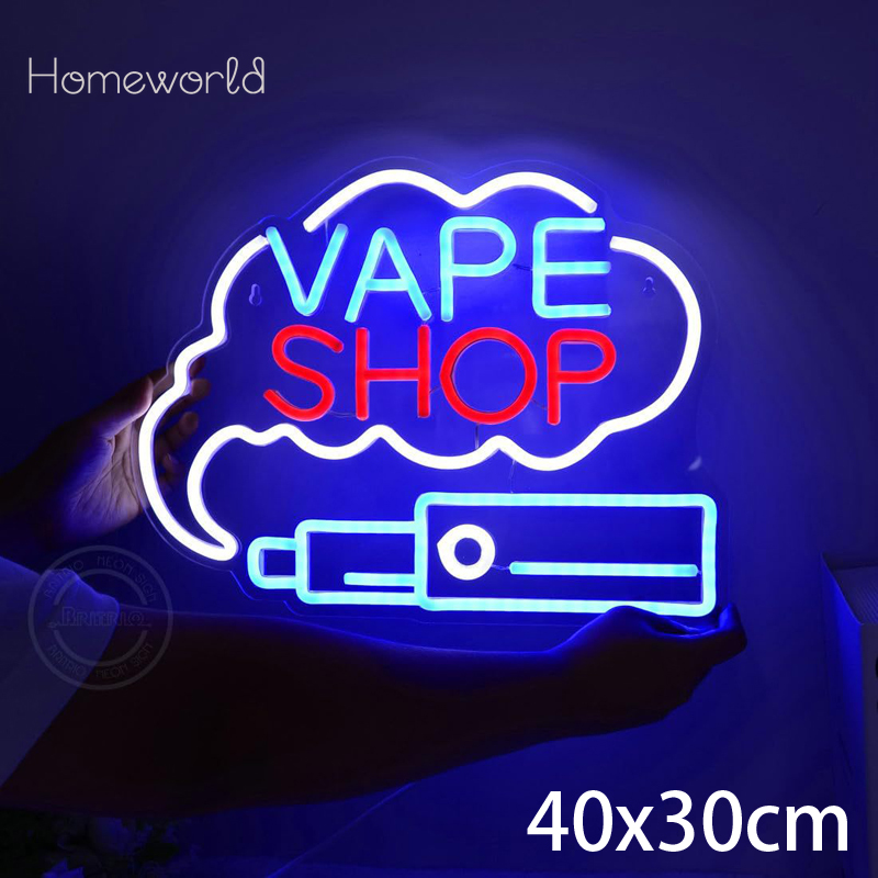 VAPE Shop Neon Sign for Smoke  - Vaping Store avaliação e preço