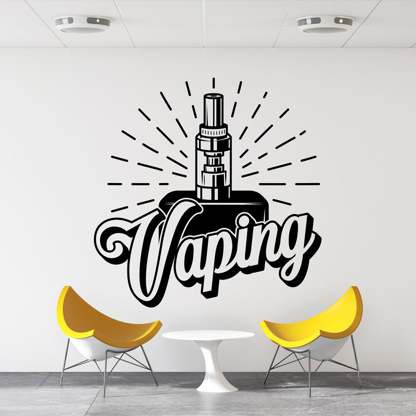 Vape Shop Wall Decal Window St - Vaping Store avaliação e preço