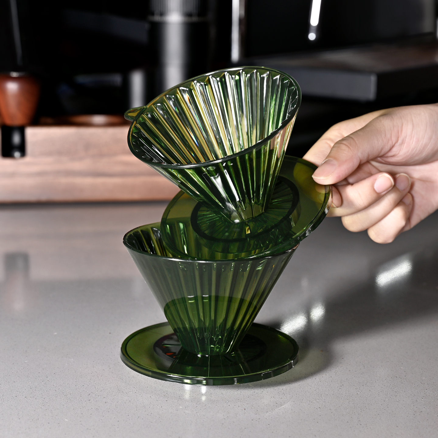 Reusable Coffee Dripper Resin  - Drip Tip Resin avaliação e preço