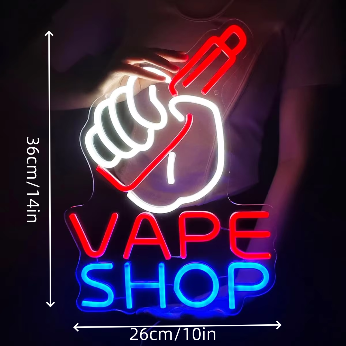 VAPE Shop Neon Sign for Smoke  - Vaping Store avaliação e preço