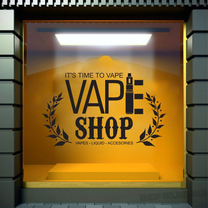 Vape Shop Words Wall Decal Win - Vaping Store avaliação e preço