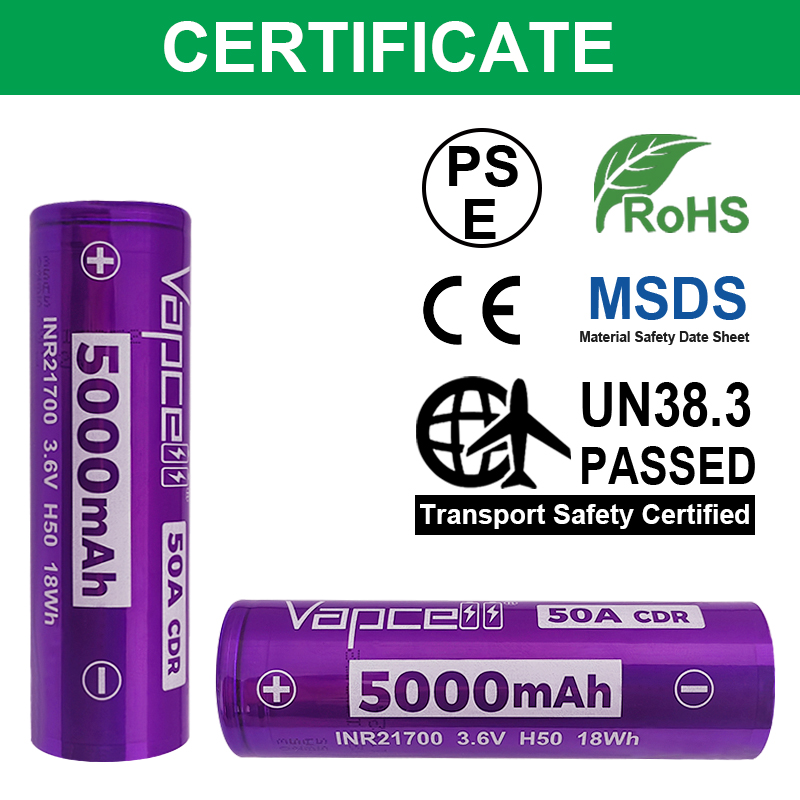 Newest Released Vapcell H50 IN - Vape Battery 18650 avaliação e preço