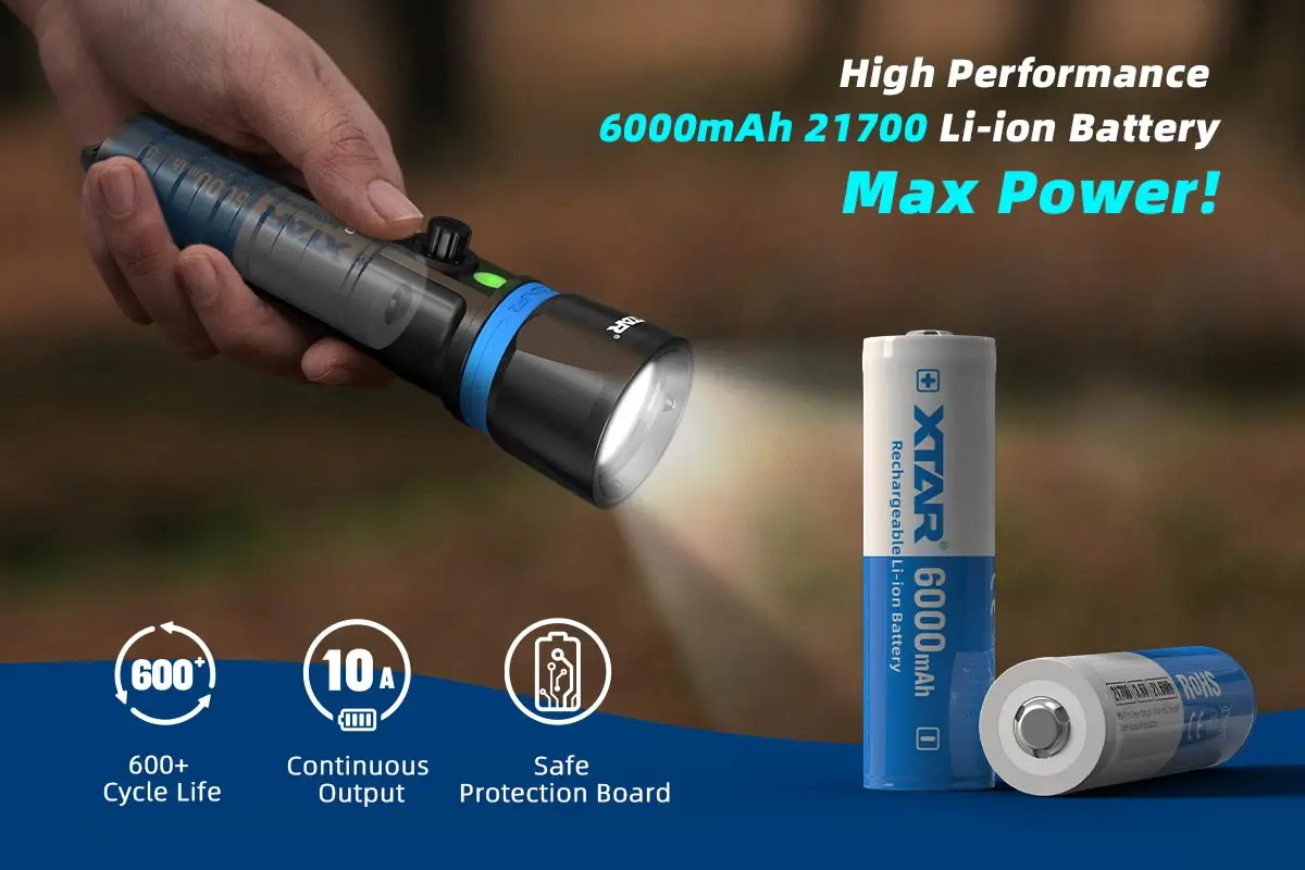 Xtar 21700 6000mah Rechargeabl - Vape Battery 18650 avaliação e preço
