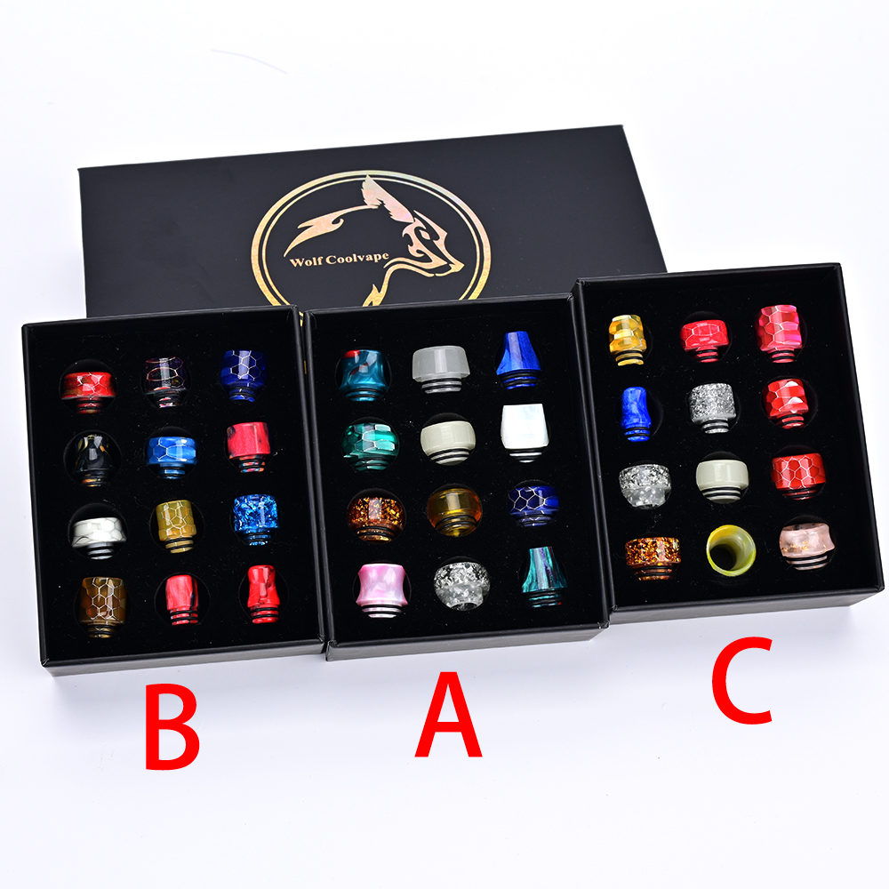12pcs 810 drip tip 510 drip ti - Drip Tip Resin avaliação e preço
