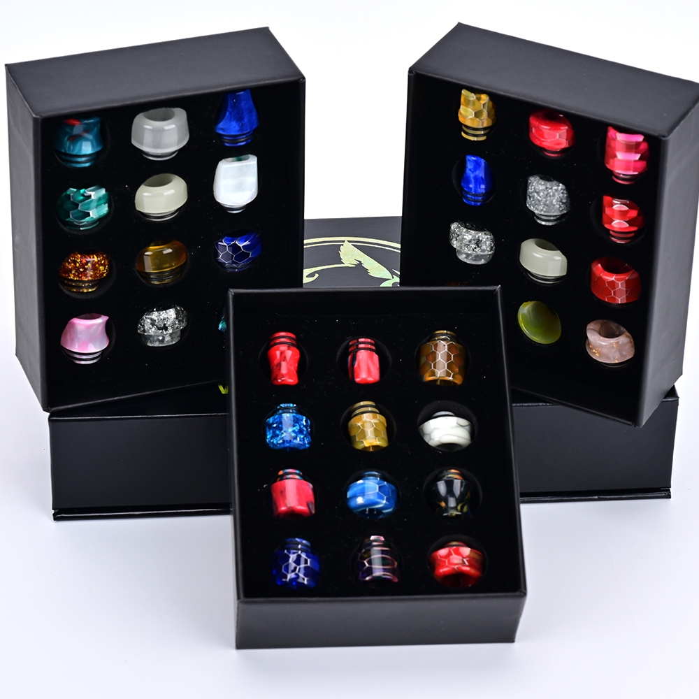 12pcs 810 drip tip 510 drip ti - Drip Tip Resin avaliação e preço