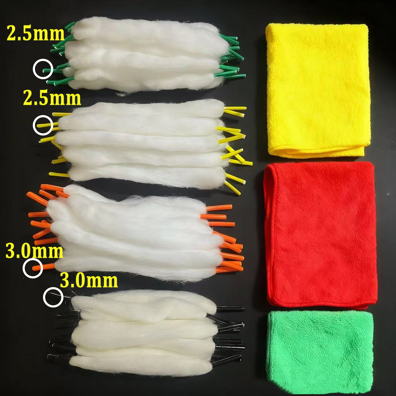 100-10pcs 3.0/2.5mm Colorful P - Cotton Wick Organic avaliação e preço