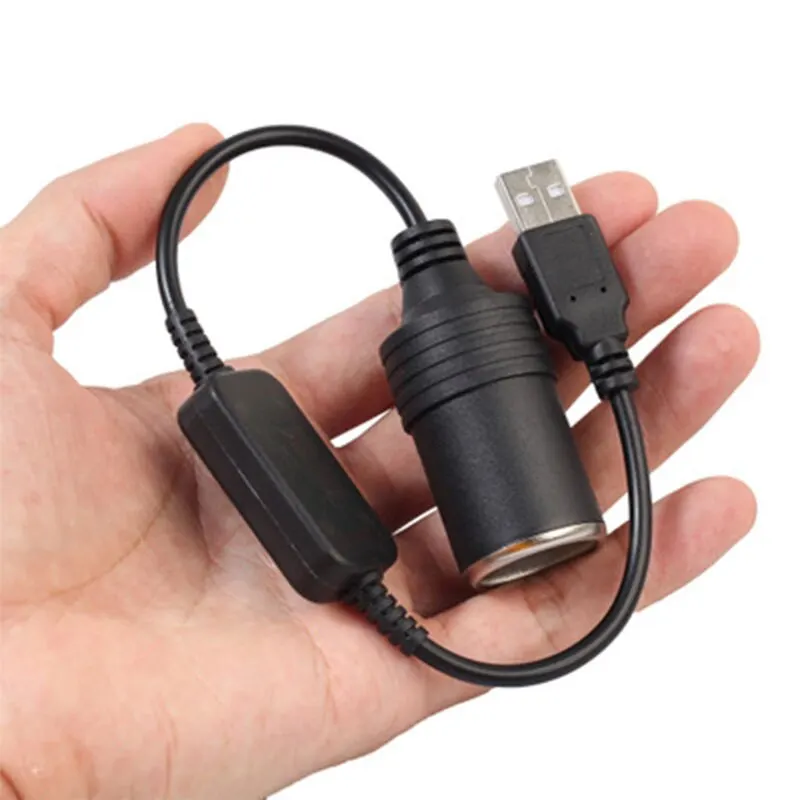 1pc 5V 2A USB To 12V Cigarette - Accessories Experts Vape avaliação e preço