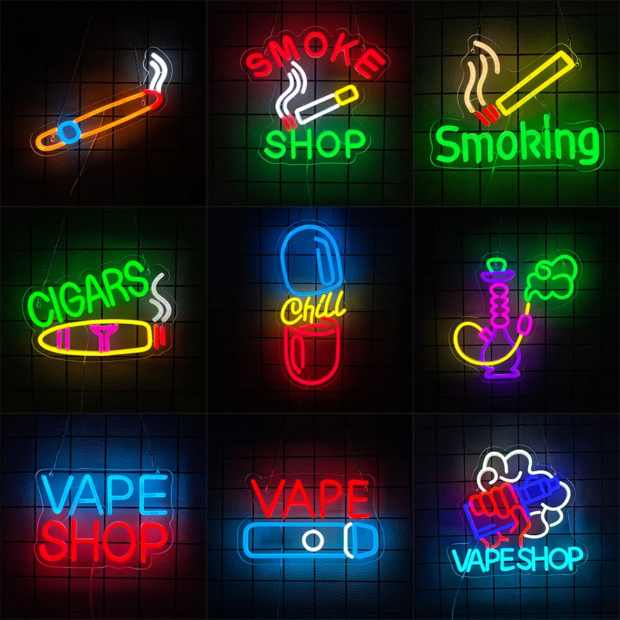 USB Bright Led Advertising Dis - Vaping Shop avaliação e preço