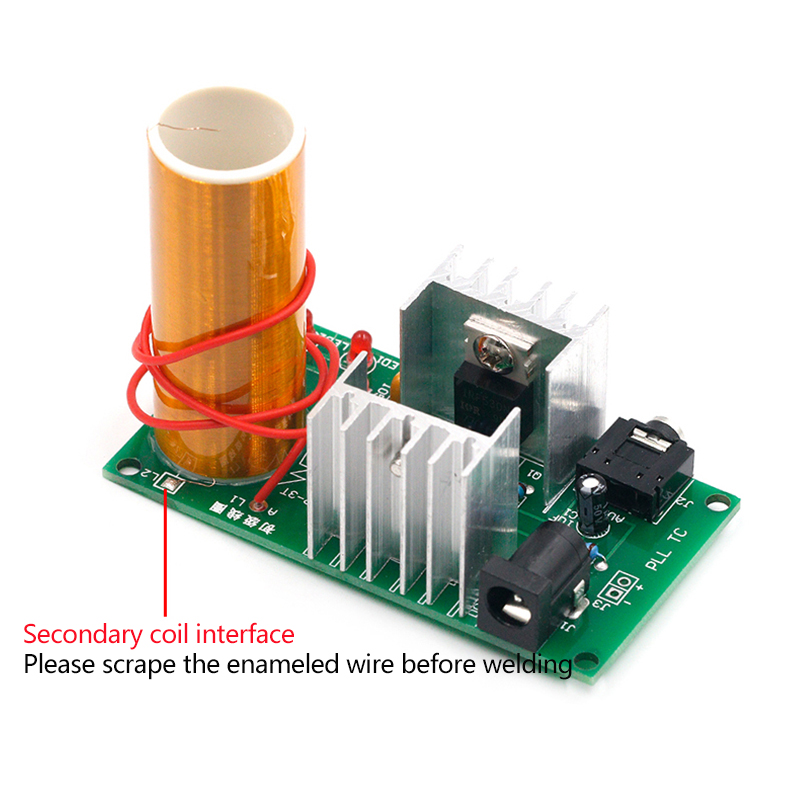 Mini Tesla Coil DIY Electronic - Coil Building Kit avaliação e preço