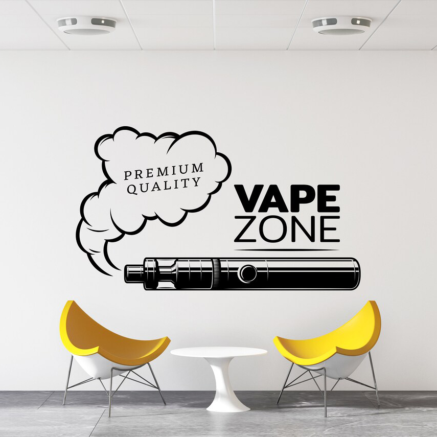 Vape Shop Wall Decal Window St - Vaping Store avaliação e preço