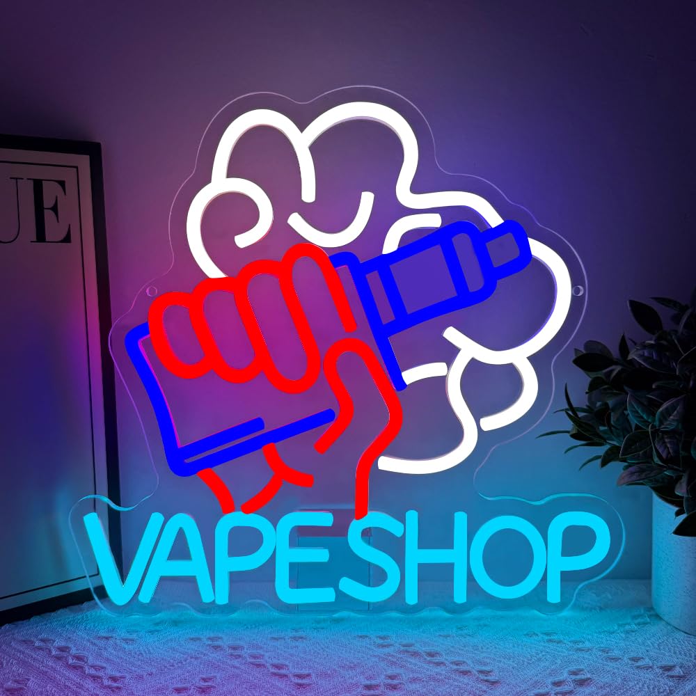 Vape Shop Neon Sign USB Powere - Vaping Shop avaliação e preço