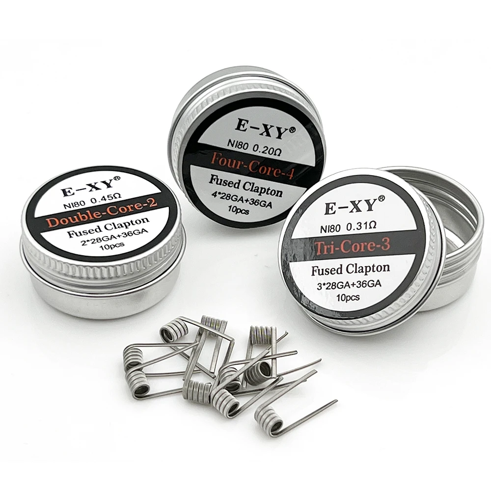 10pcs/box Ni80 Prebuilt Coil F - Coil Building Kit avaliação e preço