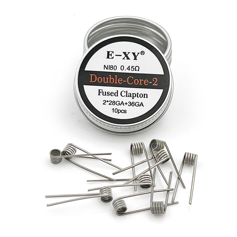 10pcs/box Ni80 Prebuilt Coil F - Coil Building Kit avaliação e preço