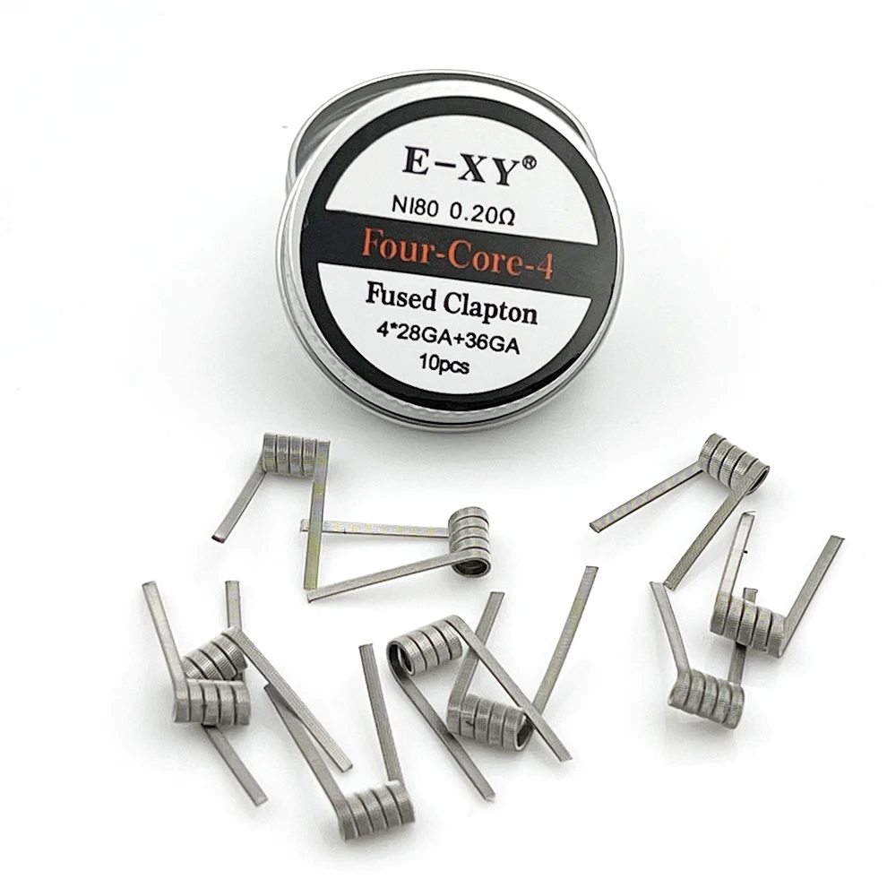10pcs/box Ni80 Prebuilt Coil F - Coil Building Kit avaliação e preço