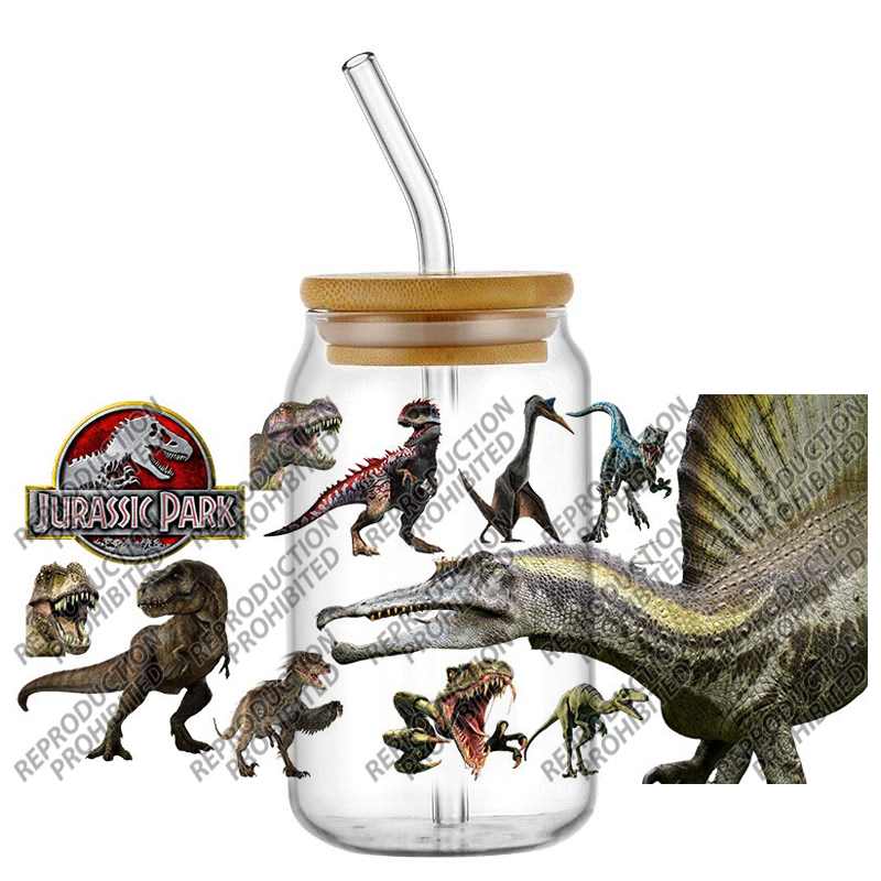 Popular Dinosaur World Design  - Rdta Tank Glass avaliação e preço
