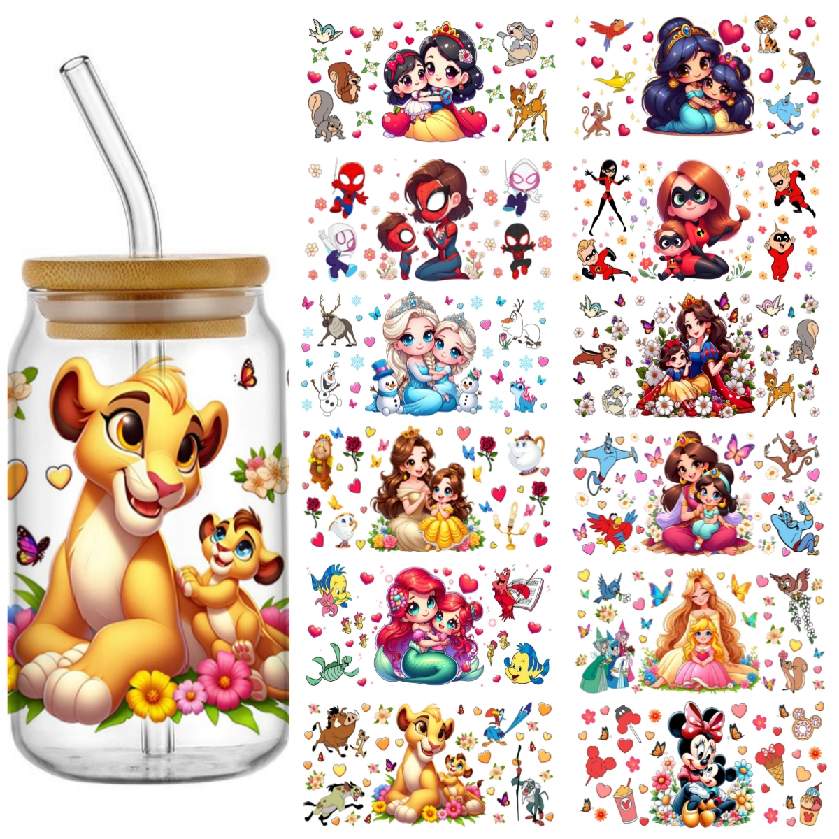 cartoon 3D Transfer Sticker Fo - Rdta Tank Glass avaliação e preço